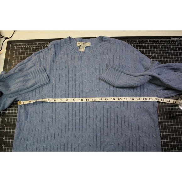Banana Republic Cable knit sweater (Large) Light Blue - Picture 11 of 12